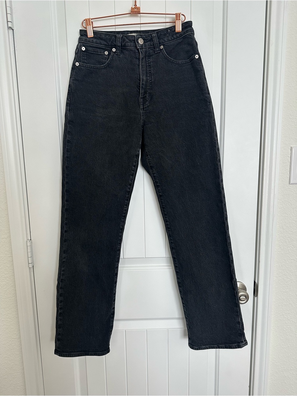Madewell Curvy 90’s Straight-Leg Women's Jeans Black